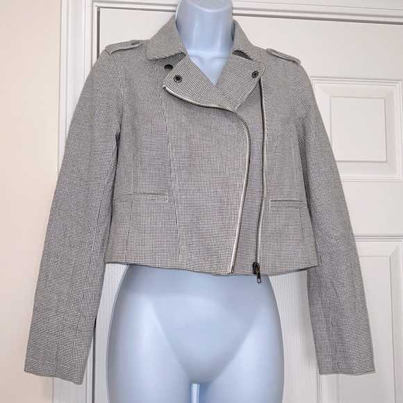 Loft Cropped Moto Jacket (EUC) - Picture 1 of 4